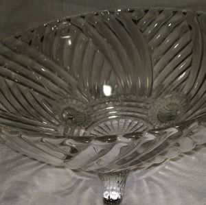 Vintage Anchor Hocking Swirl Bowl